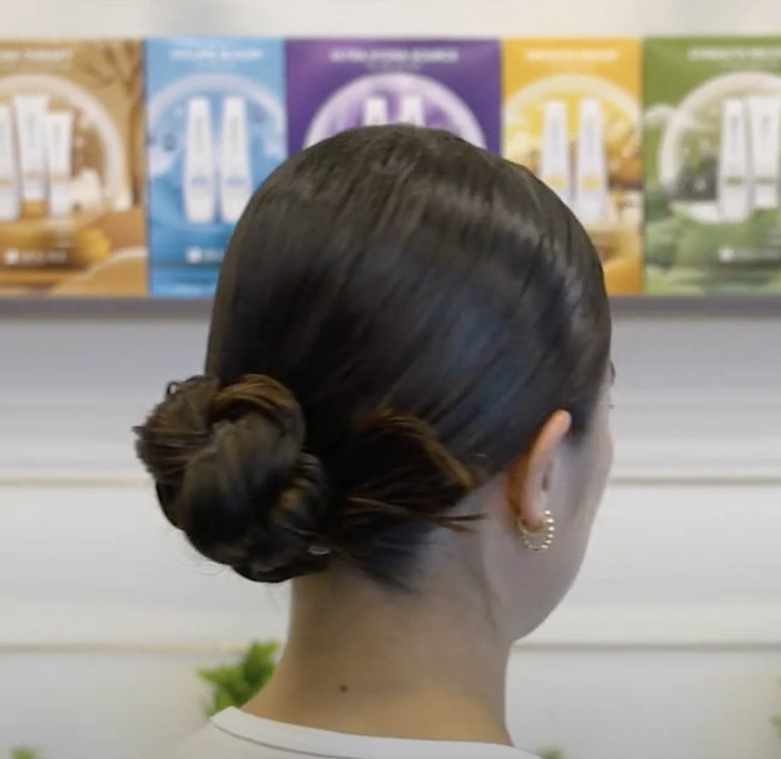 Biolage Sleek Bun Hairstyle