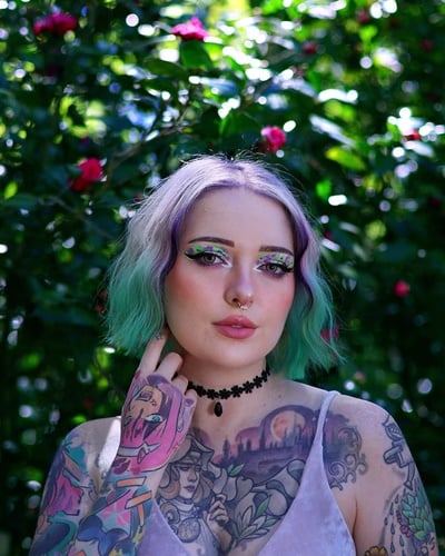 Lava Lamp Makeup Trend