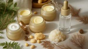 winter skin care collage